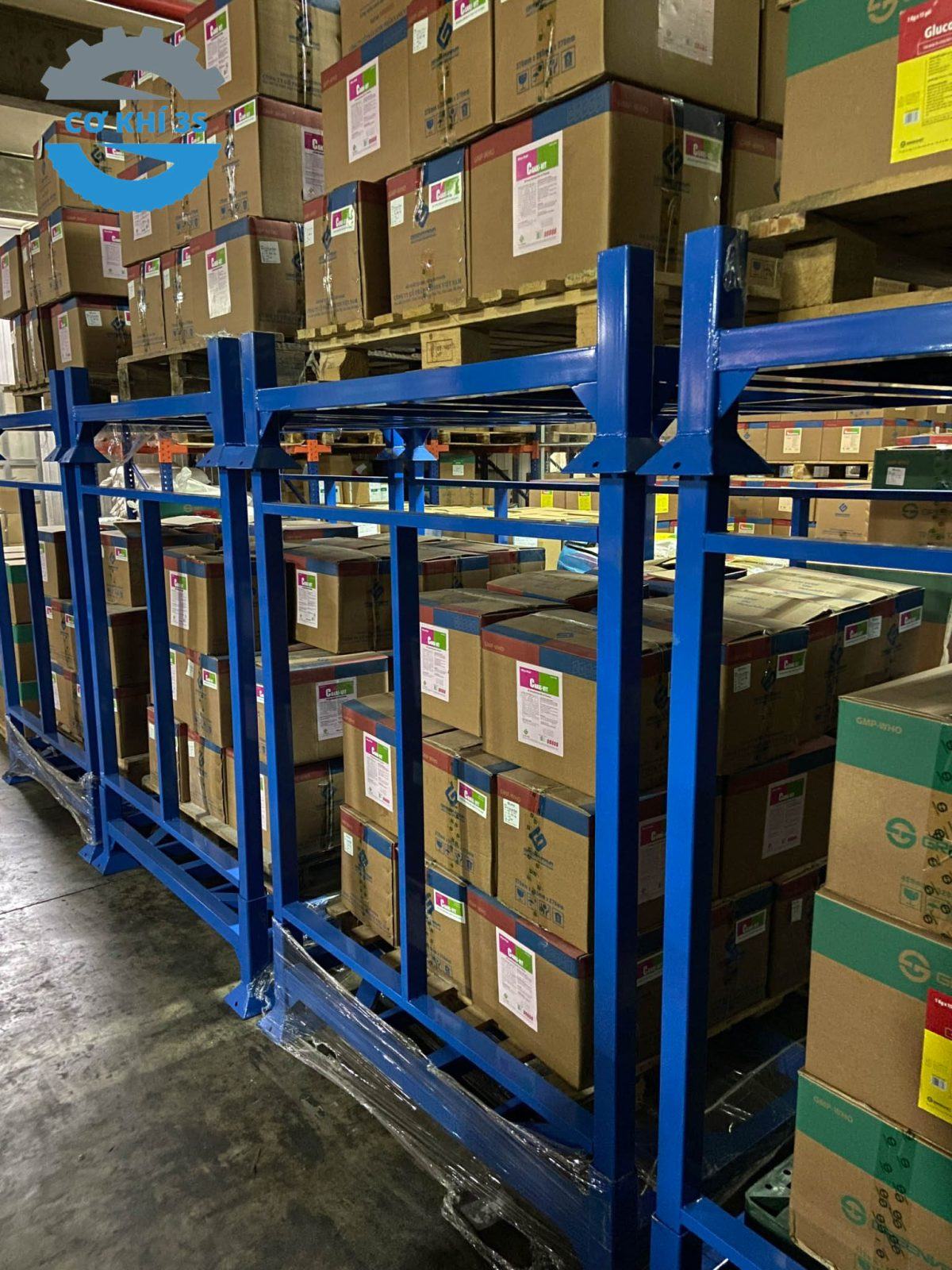 Bản vẽ pallet sắt, Pallet sắt mạ kẽm, Pallet sắt xếp chồng 2 Pallet sắt là gì?