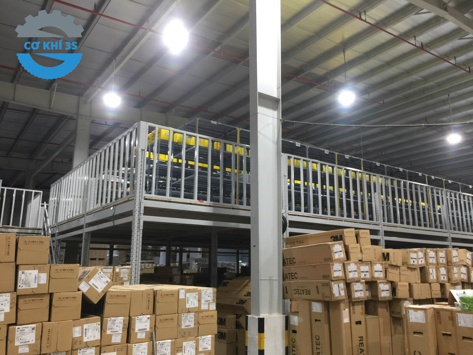 Kệ sàn lửng Mezzanine, Gác lửng lắp ghép bền, chắc 7 cokhi3s ke san lung ke san mezzanine co khi 3s 5 1.