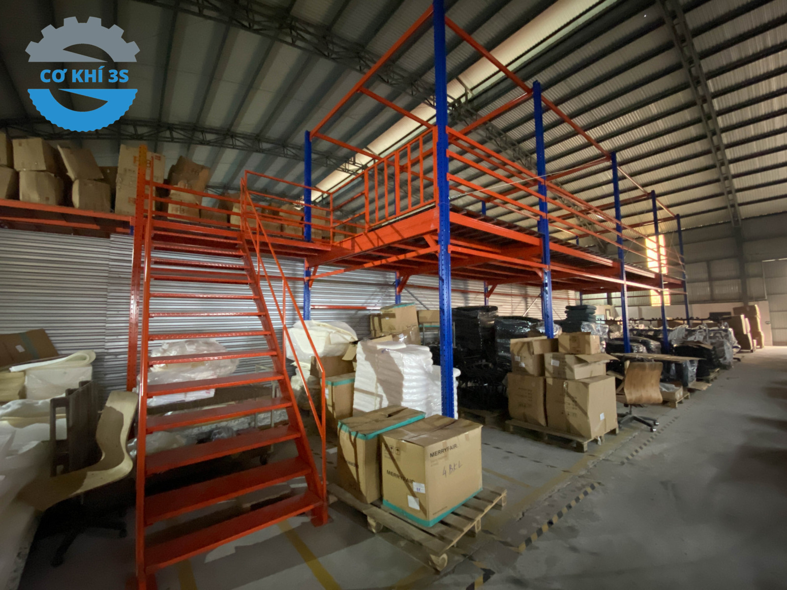Kệ sàn lửng Mezzanine, Gác lửng lắp ghép bền, chắc 4 du an san gac lung tai dong anh ha noi 5662.