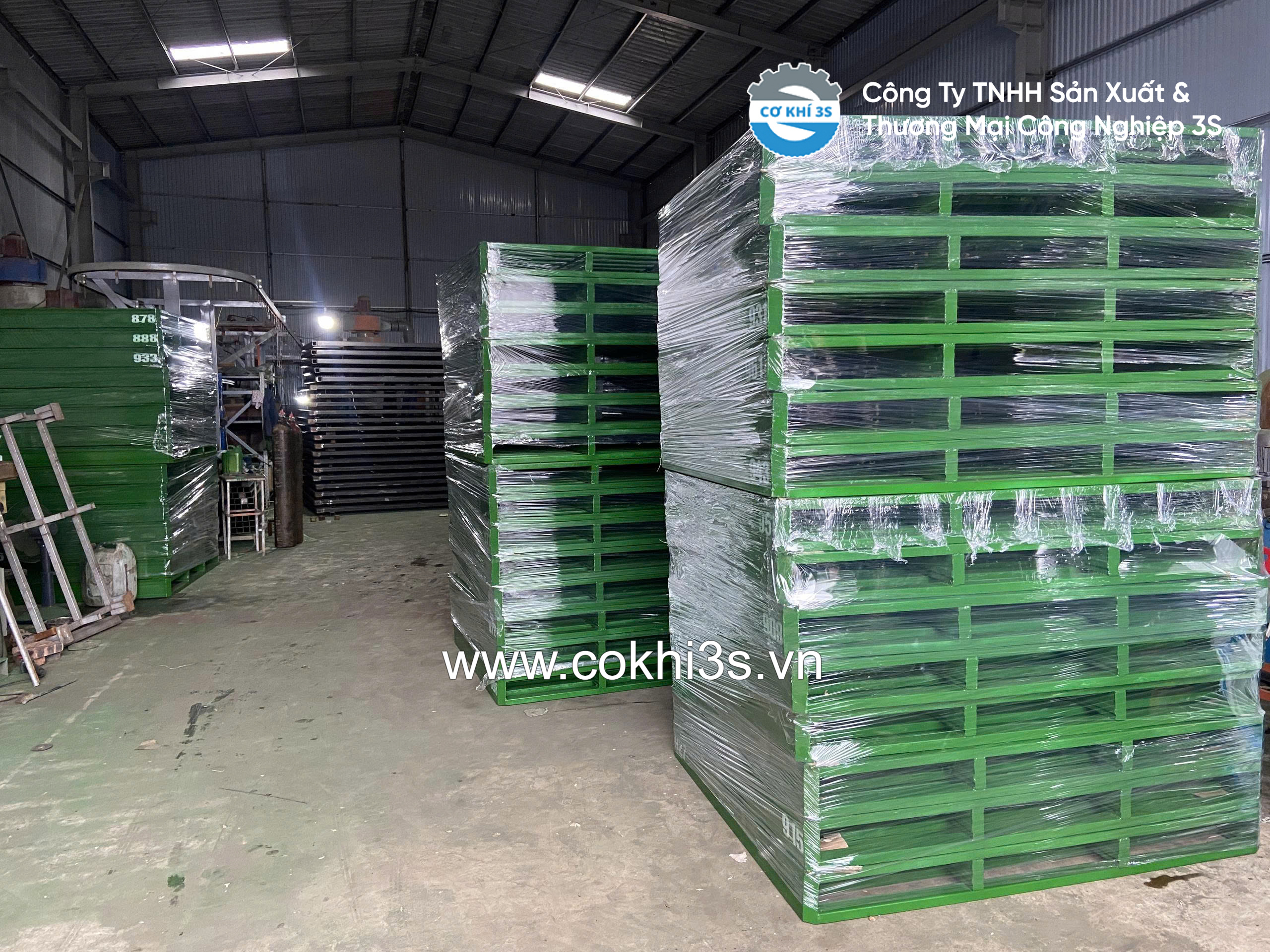 Kệ chứa Pallet sắt, pallet thép chịu tải cao tại kho công nghiệp Hà Nội và các tỉnh 5 ke thep palet thep co khi 3s 25