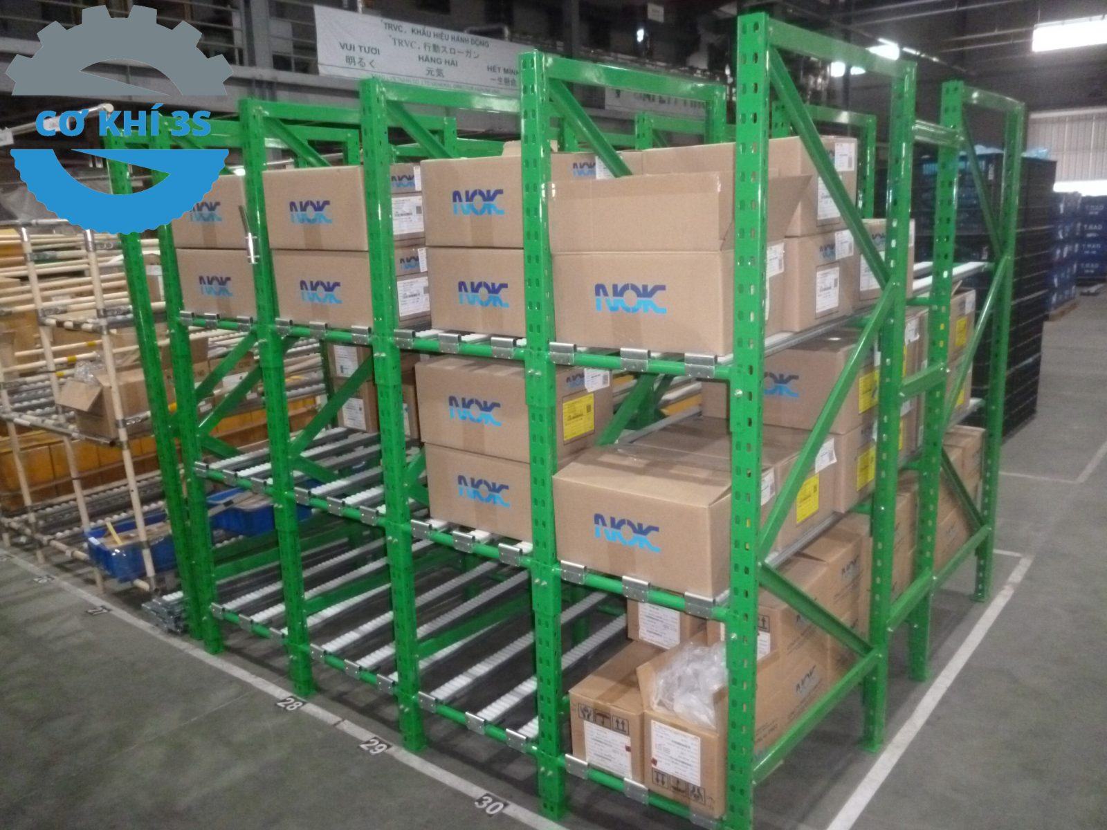 Kệ Pushback là gì? Nơi sản xuất kệ pushback tốt, rẻ 1 Kệ Push Back là gì? Công dụng của kệ Push Back