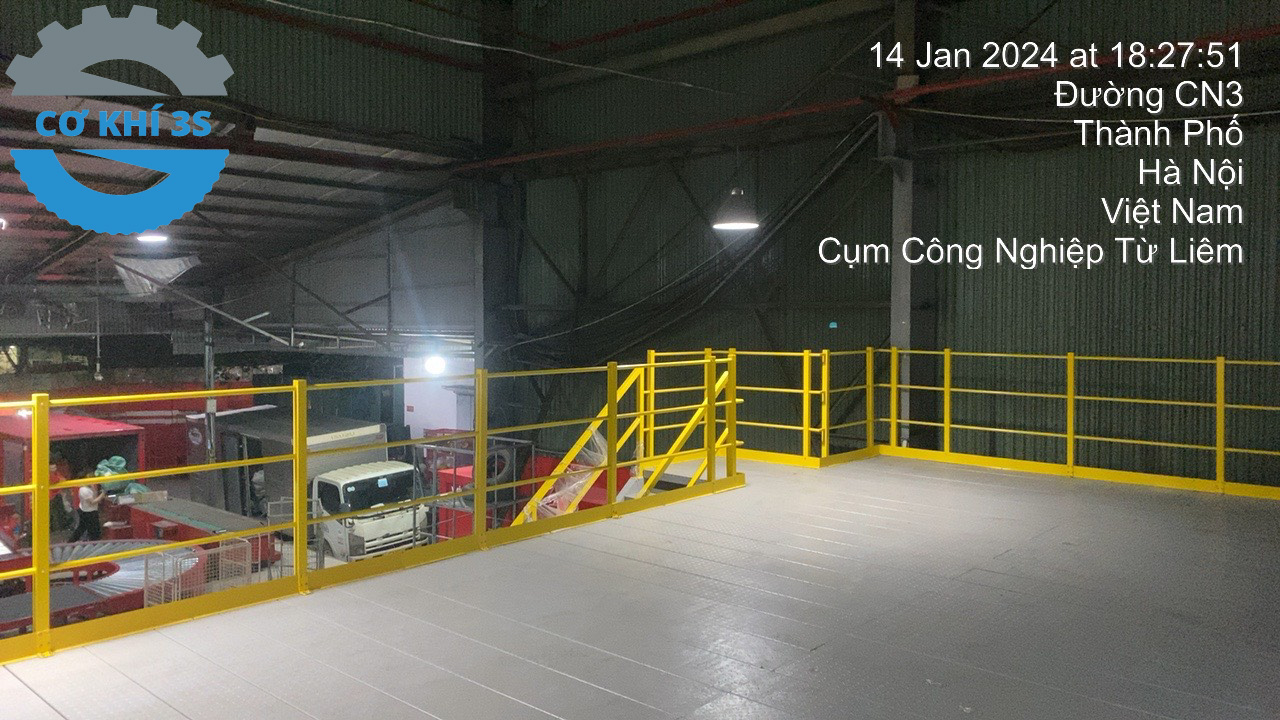 Nguyên lý hoạt động kệ sàn lửng Mezzanine