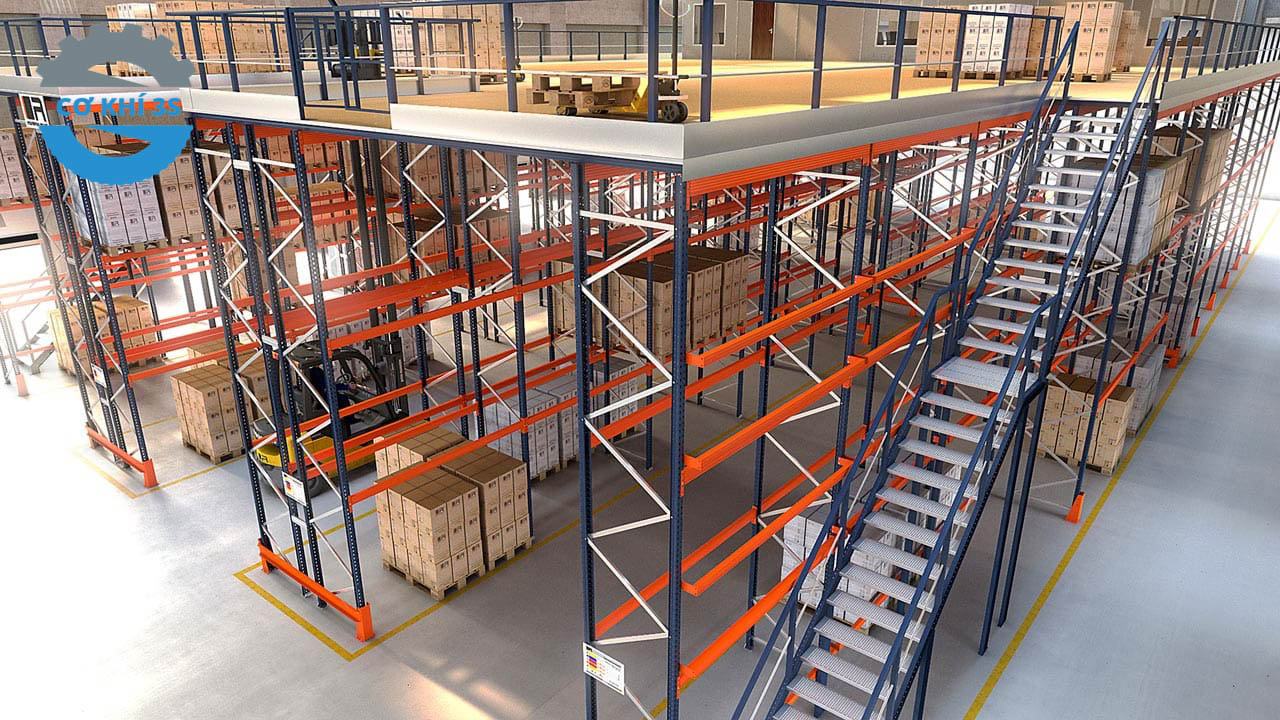 Tìm hiểu về kệ sàn lửng,kệ sàn mezzanine giá rẻ, chất lượng, đảm bảo 6 Kệ sàn Mezzanine