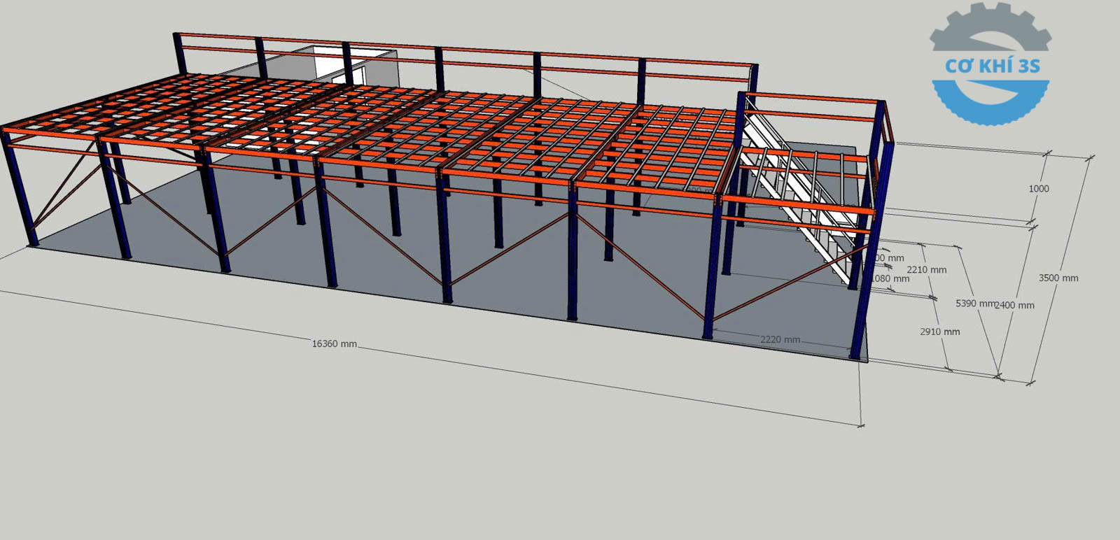 ke san gac lung san mezzanine cua co khi 3s 10.
