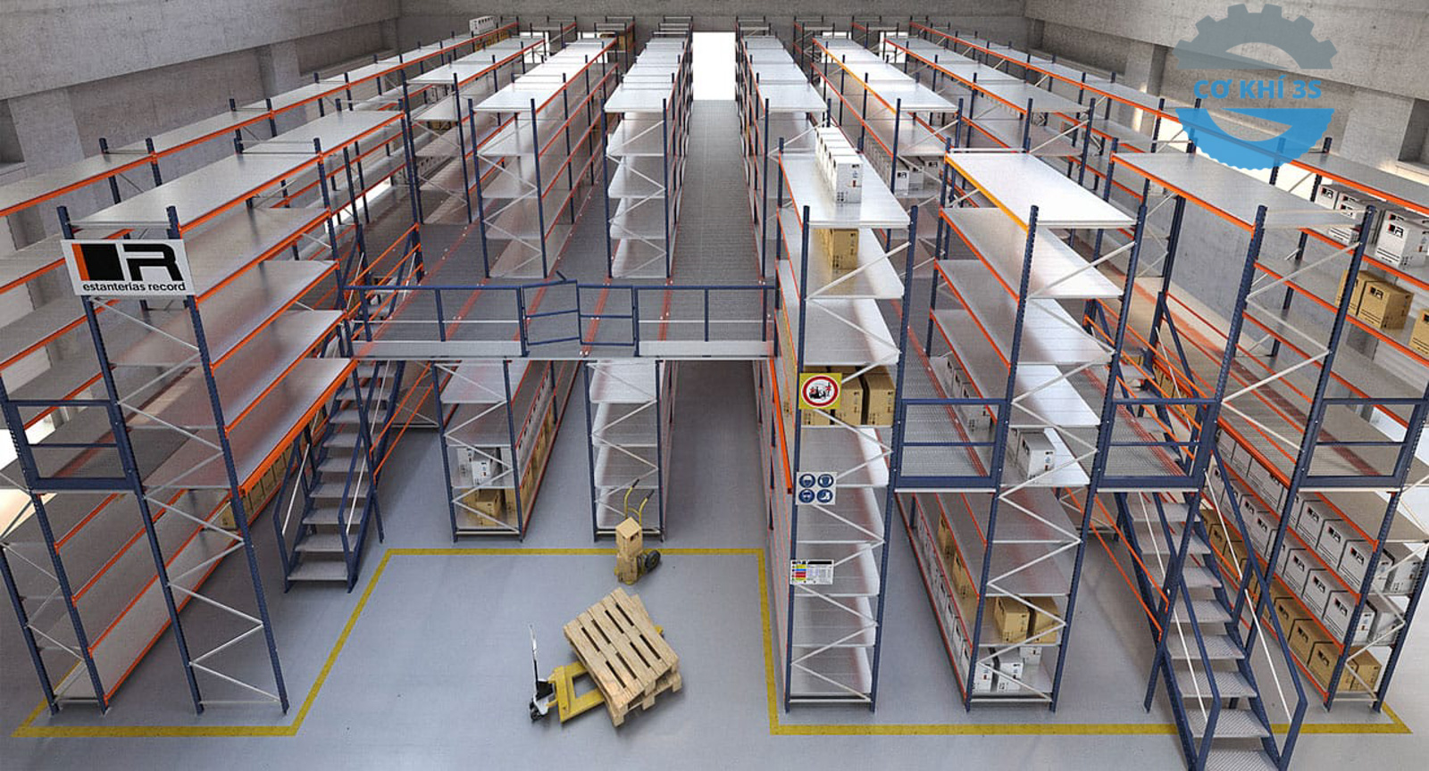Tìm hiểu chi tiết về kệ sàn, kệ sàn mezzanine (hay còn gọi là tầng lửng) 18 mo hinh ke gac lung loi di.