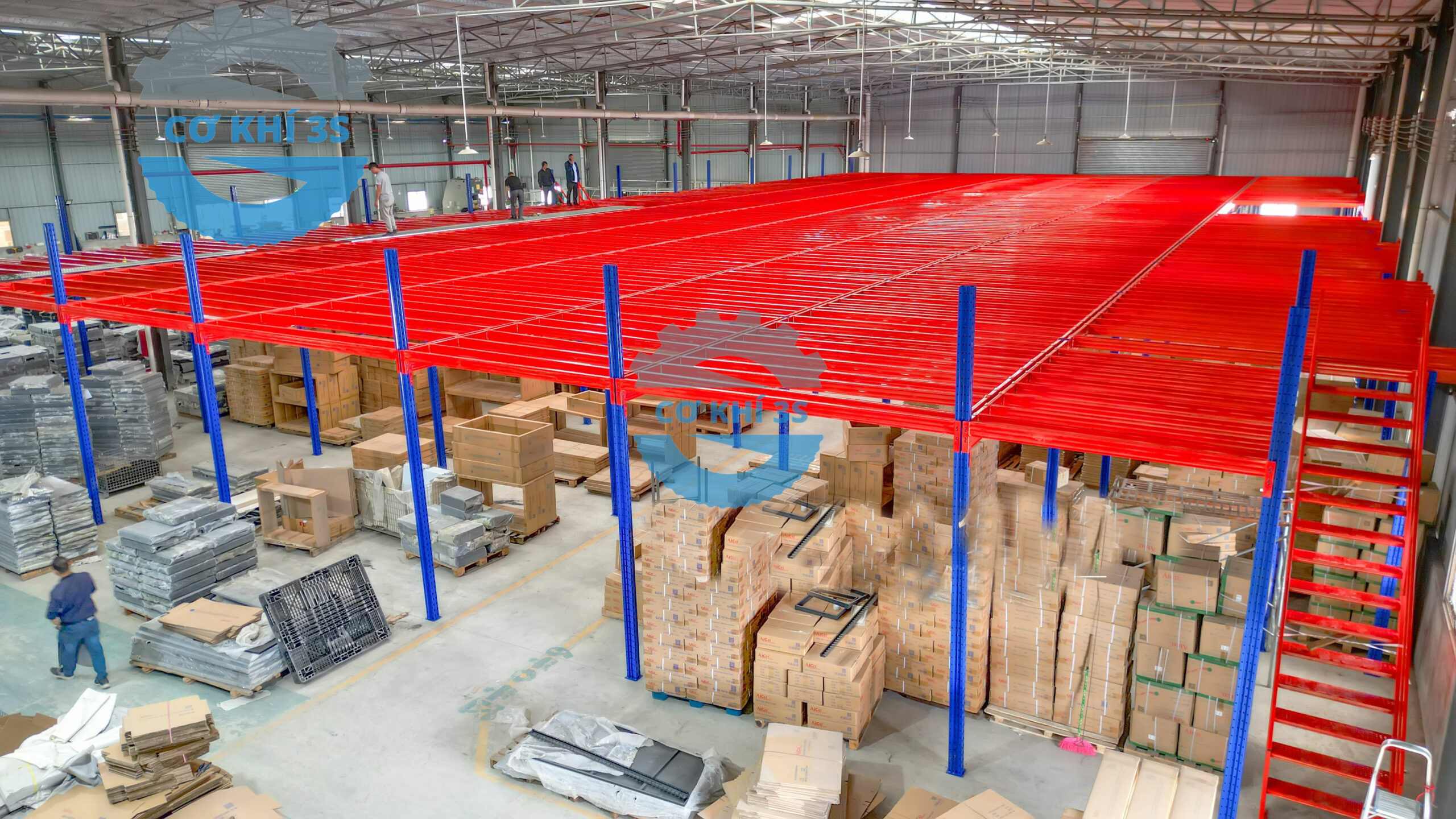 Kệ sàn lửng cho ngành điện tử