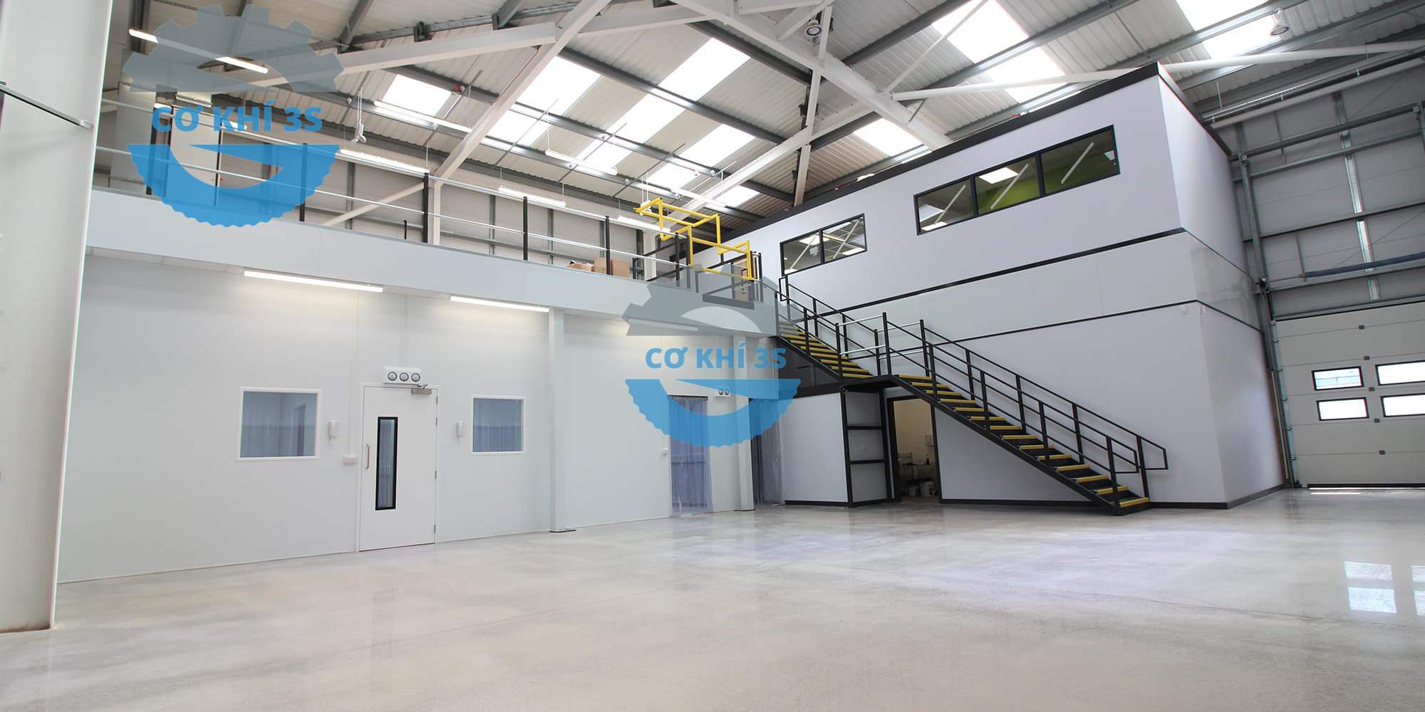 cai tao van phong voi khung ket cau thep 3