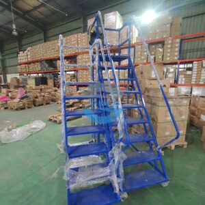 Xe thang di động cao 1200mm 19 thang 1 3m va 1 8m